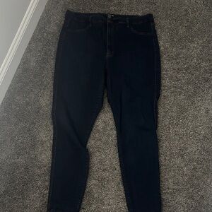 Fashion Nova Dark Blue Women's Skinny Jeans
